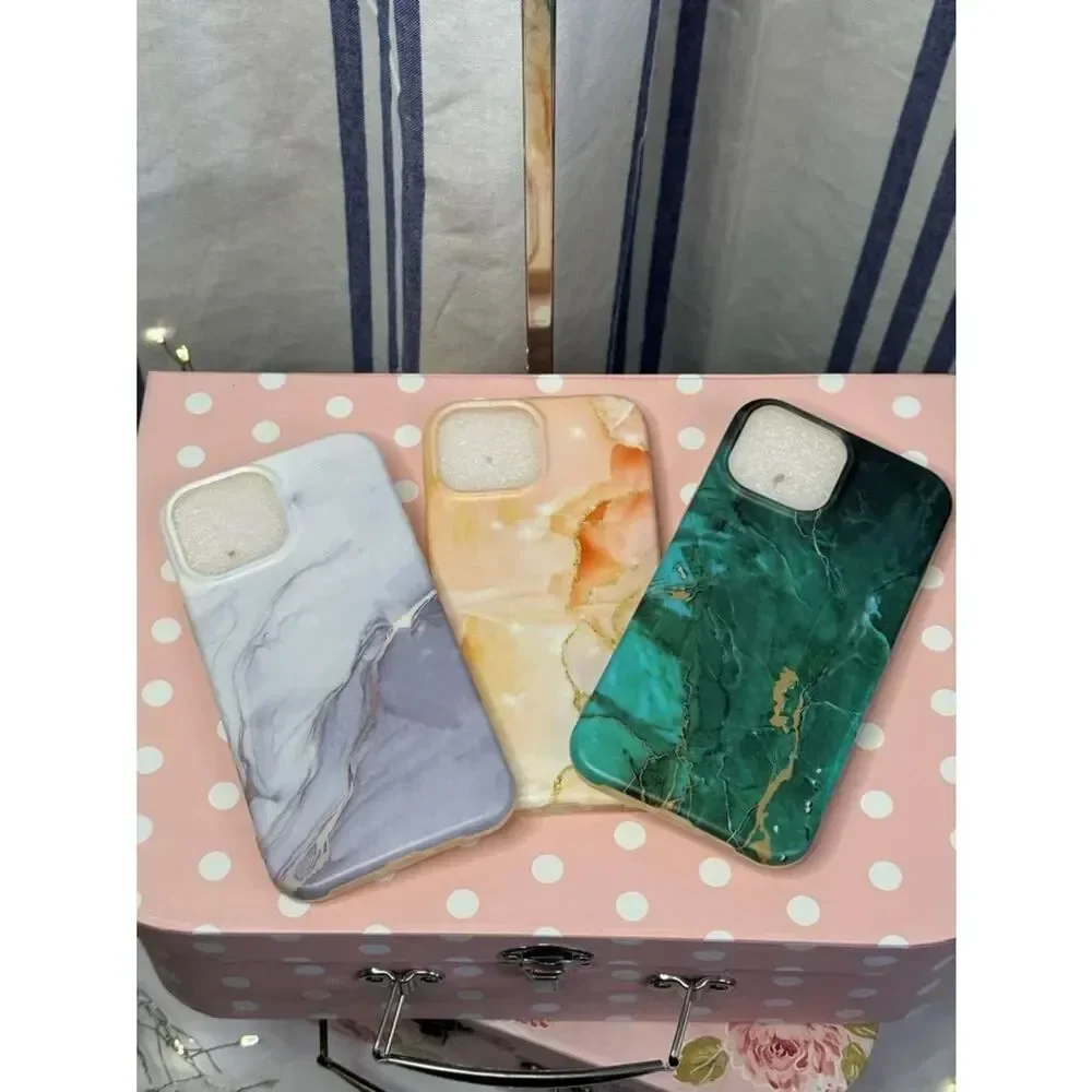 iPhone 13 Pro Max phone cases, Matte Marble Look